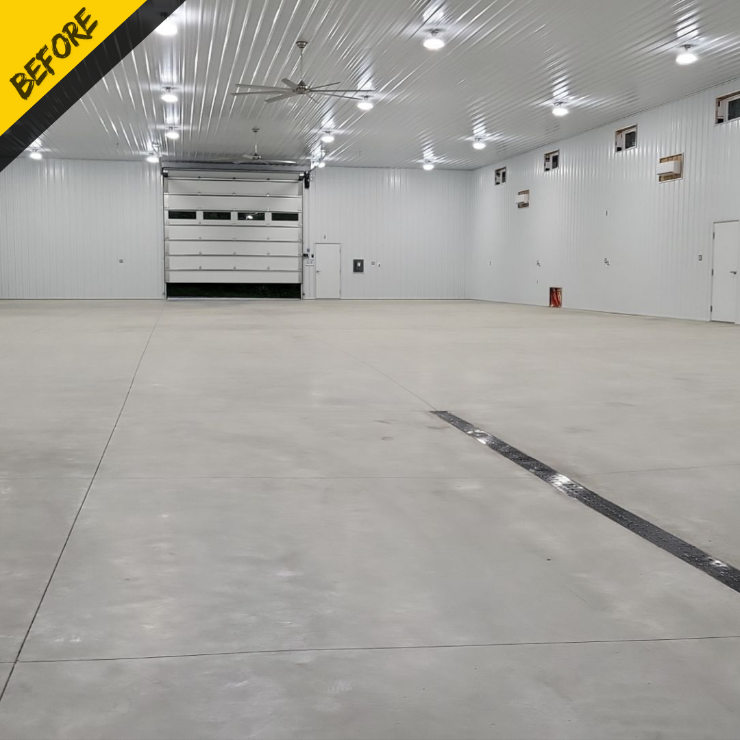 Same space. Two very different floors.