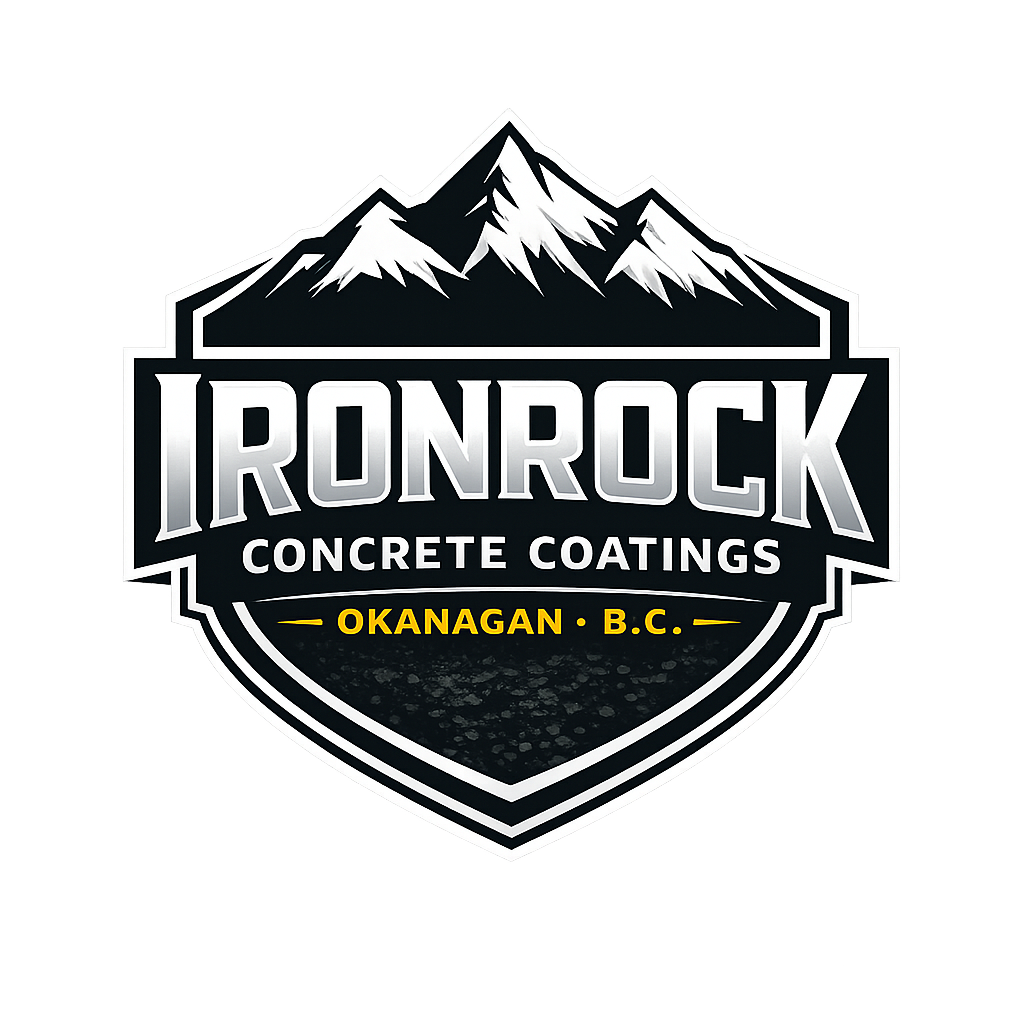 IronRock Concrete Coatings - Epoxy specialists in the Okanagan