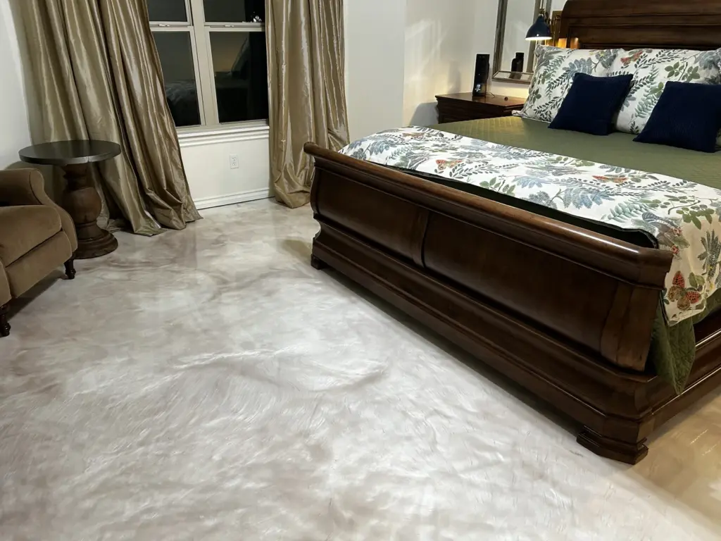 Metallic epoxy floor installed by IronRock